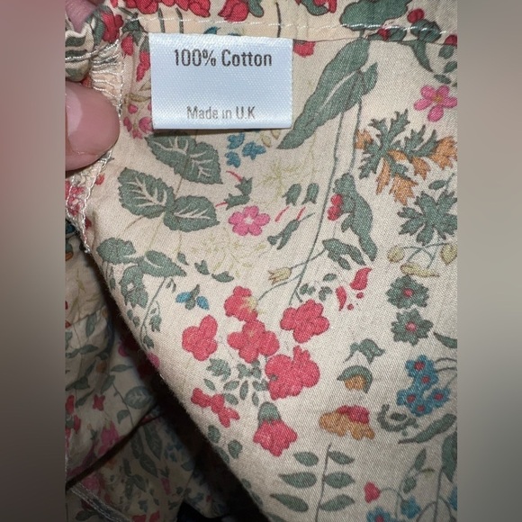 OXFORD SHIRT CO. Womens 100% Cotton Floral Liberty Long SleeveShirt Sz 10 - Picture 8 of 12